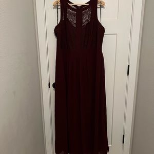 Avenue Maroon Dress 22